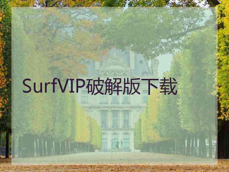 SurfVIP破解版下载