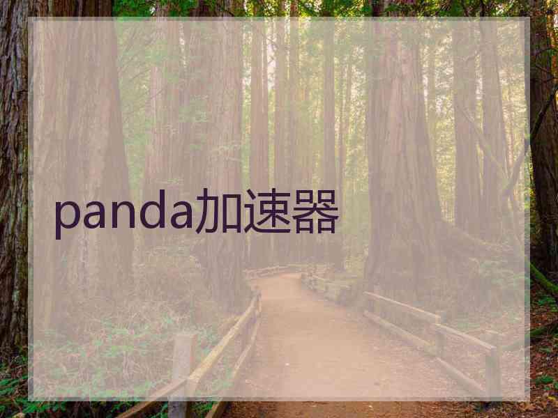 panda加速器