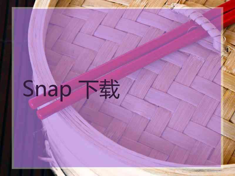 Snap 下载