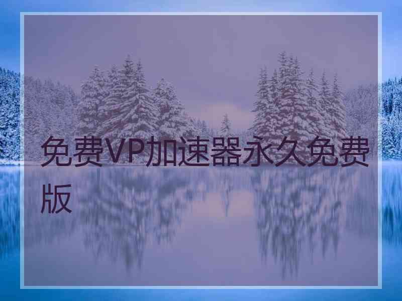 免费VP加速器永久免费版