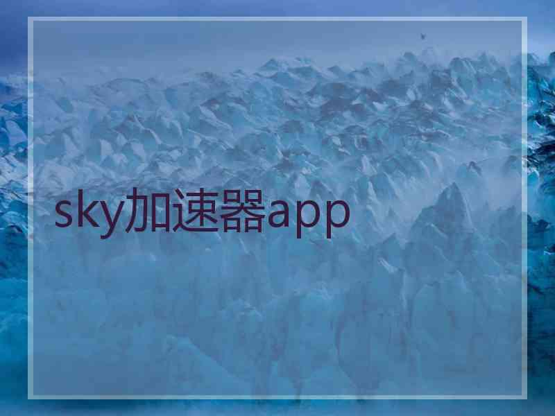 sky加速器app