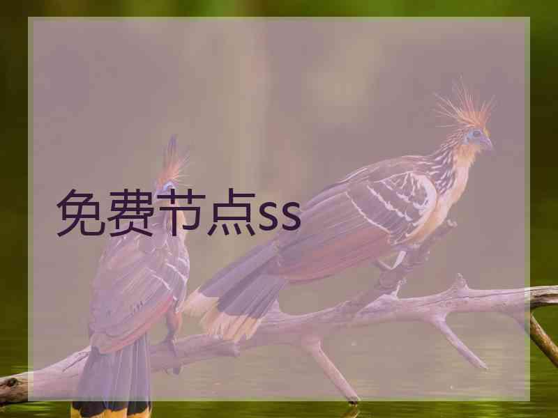 免费节点ss